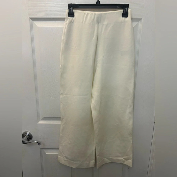 ! ROUCHA cream crop trousers pants size AA (2-4us) - Picture 1 of 4
